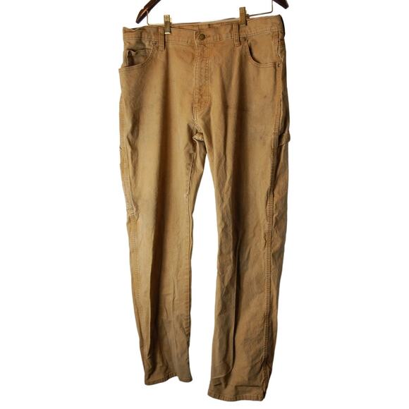 Dickies Carpenter Pants Mens 36x34 Canvas Retro Painters 90s Workwear Outdoor - Picture 1 of 8
